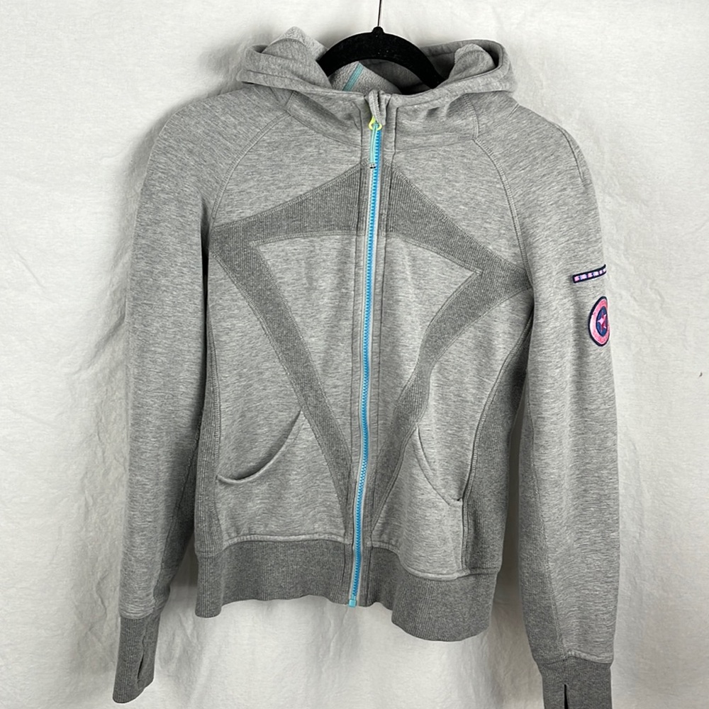 Ivivva 14 hoodie with patches